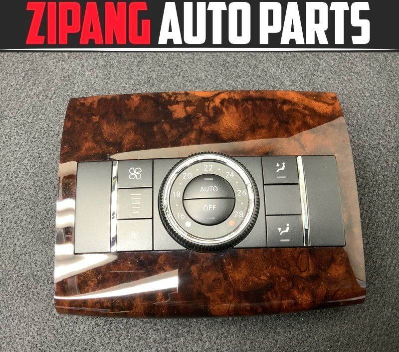 MB153 W251 R350 4M ラグジュアリー リア エアコン スイッチ 木目/ウッド パネル 付 ◆A 164 870 01 89 ★動作OK ○★即決★拍卖