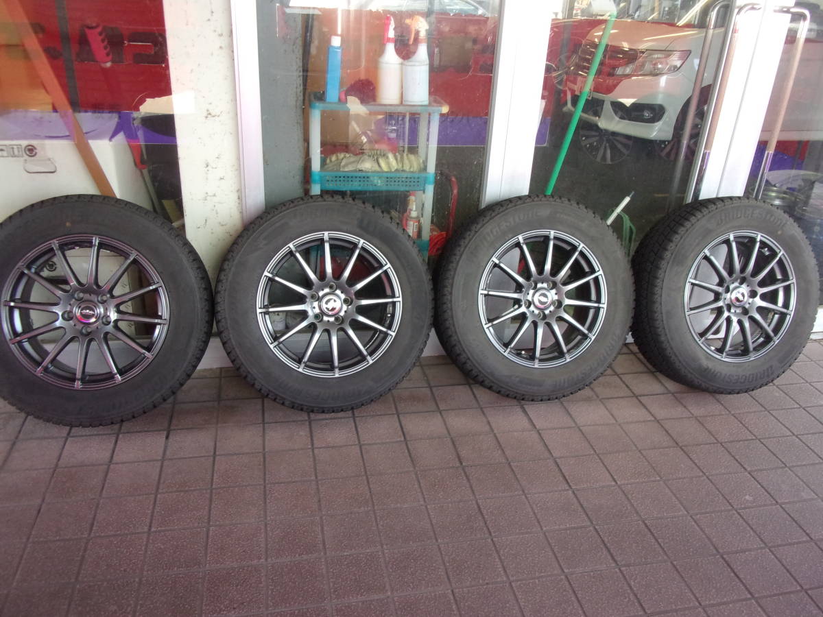 ♪S3037 2020年製 ブリヂストン DM-V3 225/65R17 アルミホイールセット ハリアー♪拍卖