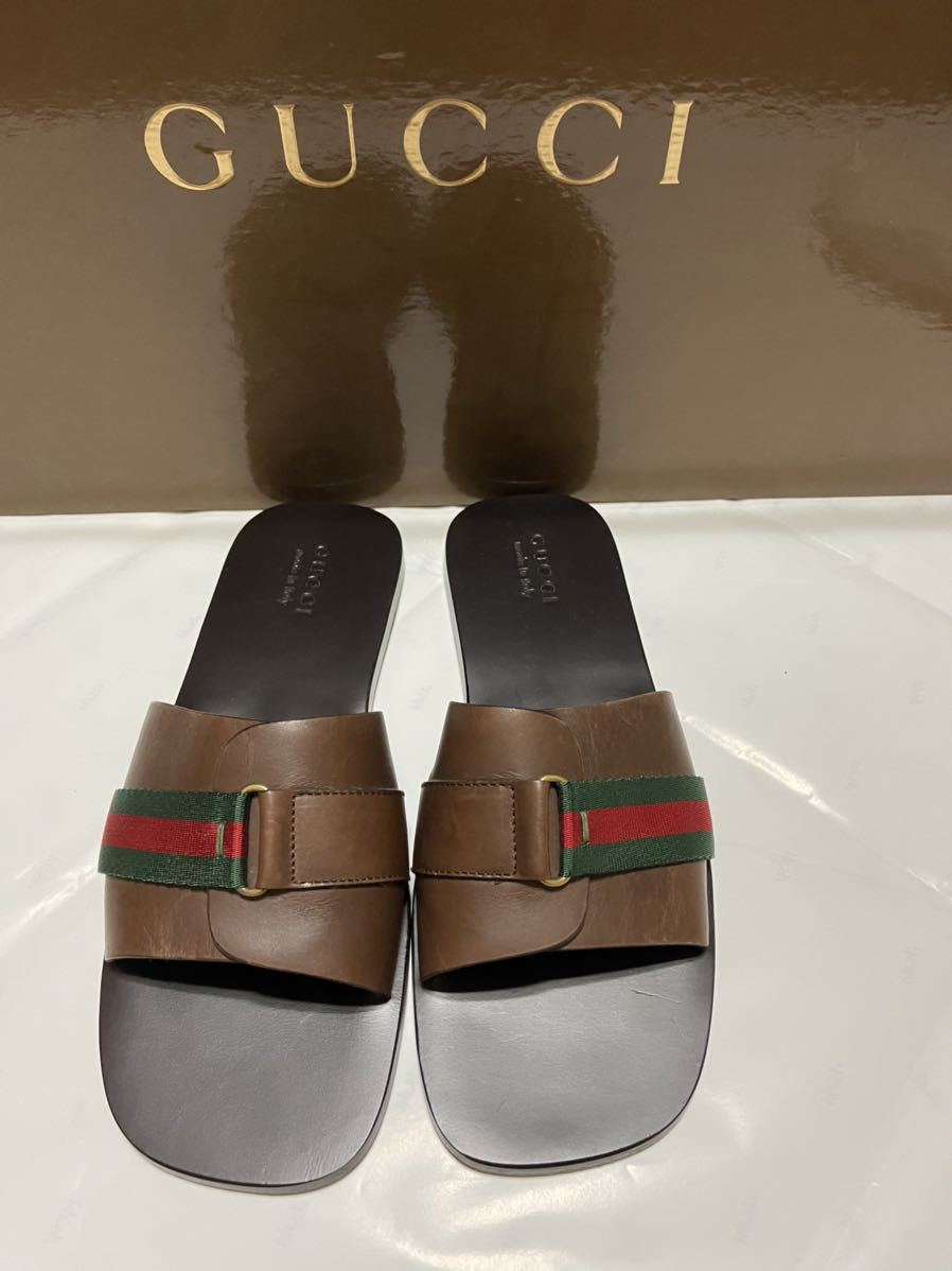 グッチ サンダル 本物 新品同様 サイズ42拍卖