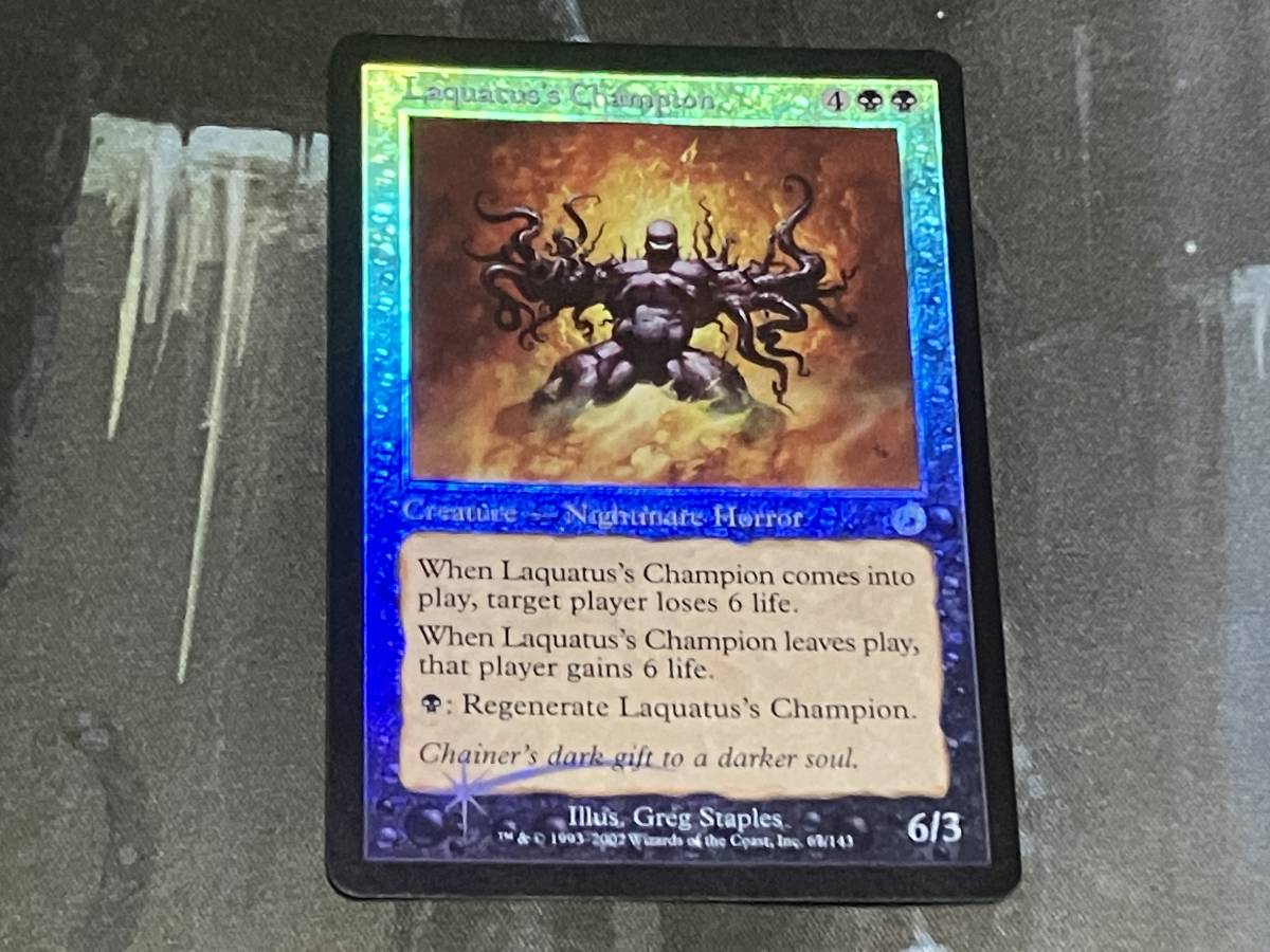 MTG ラクァタスのチャンピオン/Laquatus's Champion Foil 英 1枚迄拍卖
