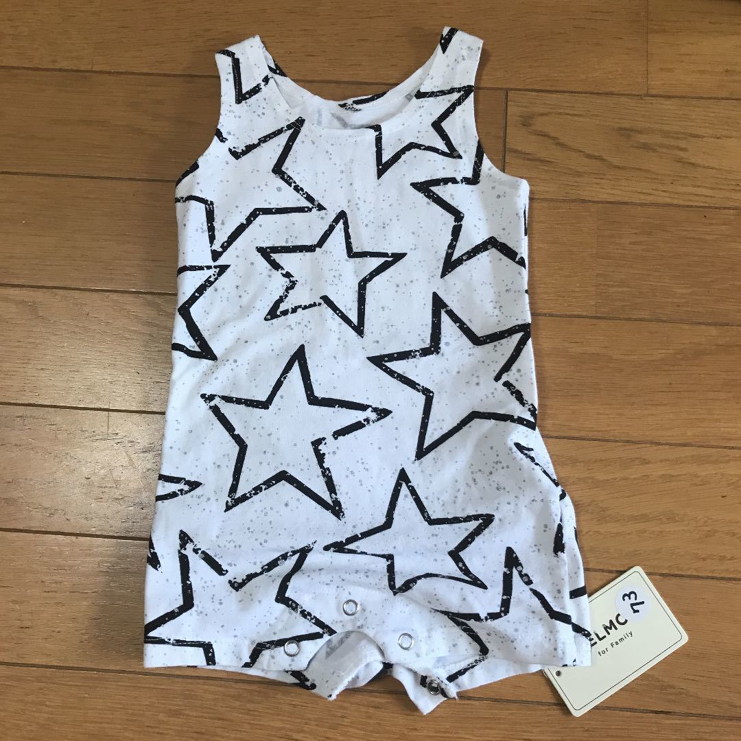 新品未使用 ELMOノースリーブロンパース サイズ73拍卖