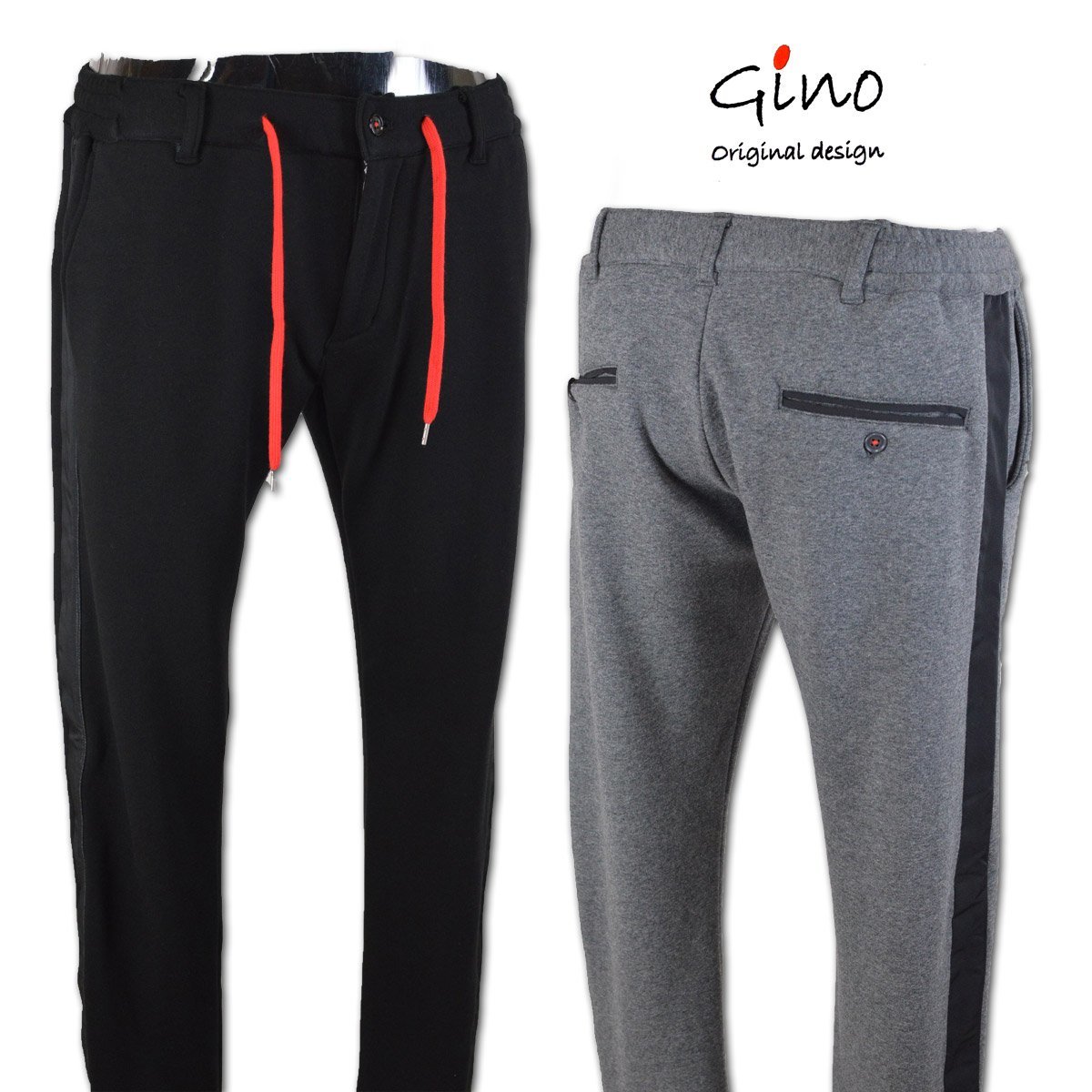 3割引【gino ジーノ】メンズ パンツ L(48) グレー 15-5302-02-39 アンジェロ 秋冬用 カジュアル ゴルフ おしゃれ かっこいい @拍卖