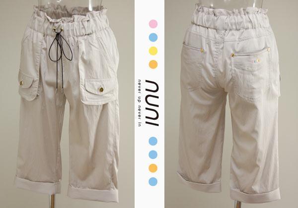最終処分特価★ヌニ NUNI★ショートパンツ 38(S・7号) 055-72411-12★在庫処分 春夏物 アウトレットセール拍卖