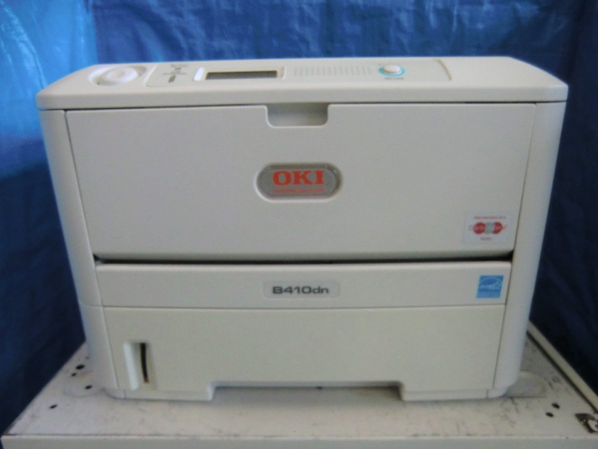 ◆中古レーザープリンタOKI B410dn 残量不明トナー/ドラム (印字枚数:61,182枚)◆拍卖