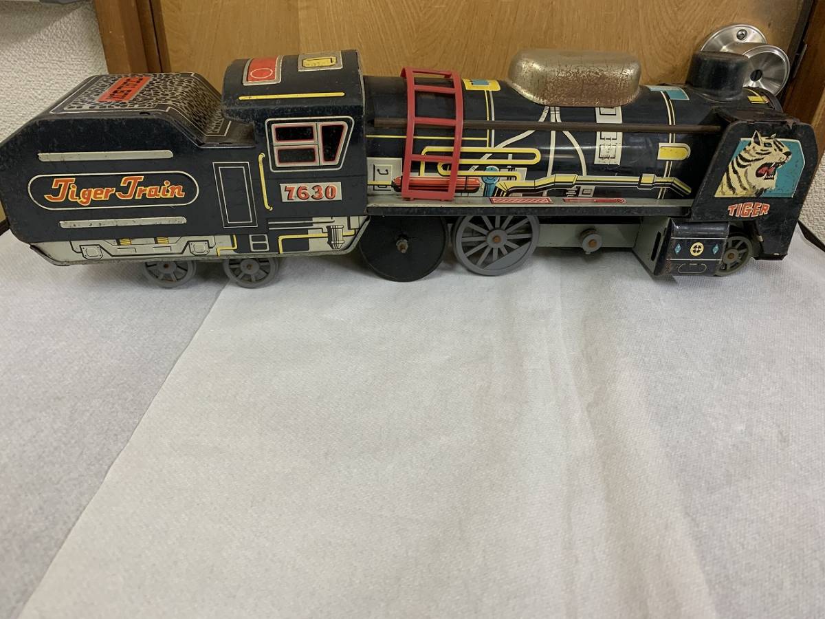 タイガートレイン 蒸気機関車 ブリキ玩具 おもちゃ 昭和 レトロ ②拍卖