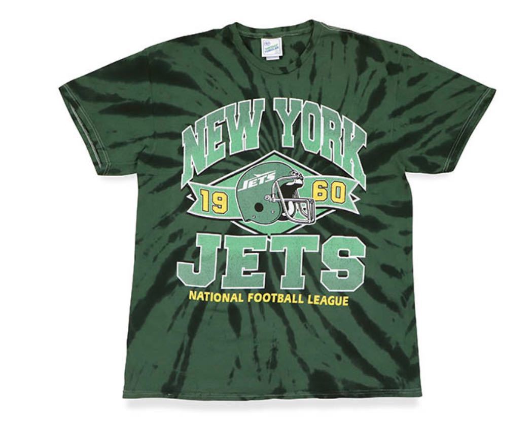 新品 未使用 47 NEW YORK JETS VINTAGE TUBULAR S/S T-SHIRT BEAMS journal standard Tシャツ タイダイ拍卖