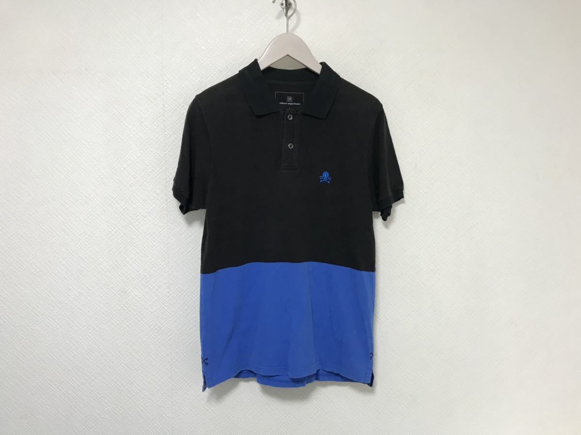 本物ユニフォームエクスペリメントuniform experimentソフコットン半袖ポロシャツメンズビジネススーツアメカジサーフ黒ブルー1S日本製拍卖
