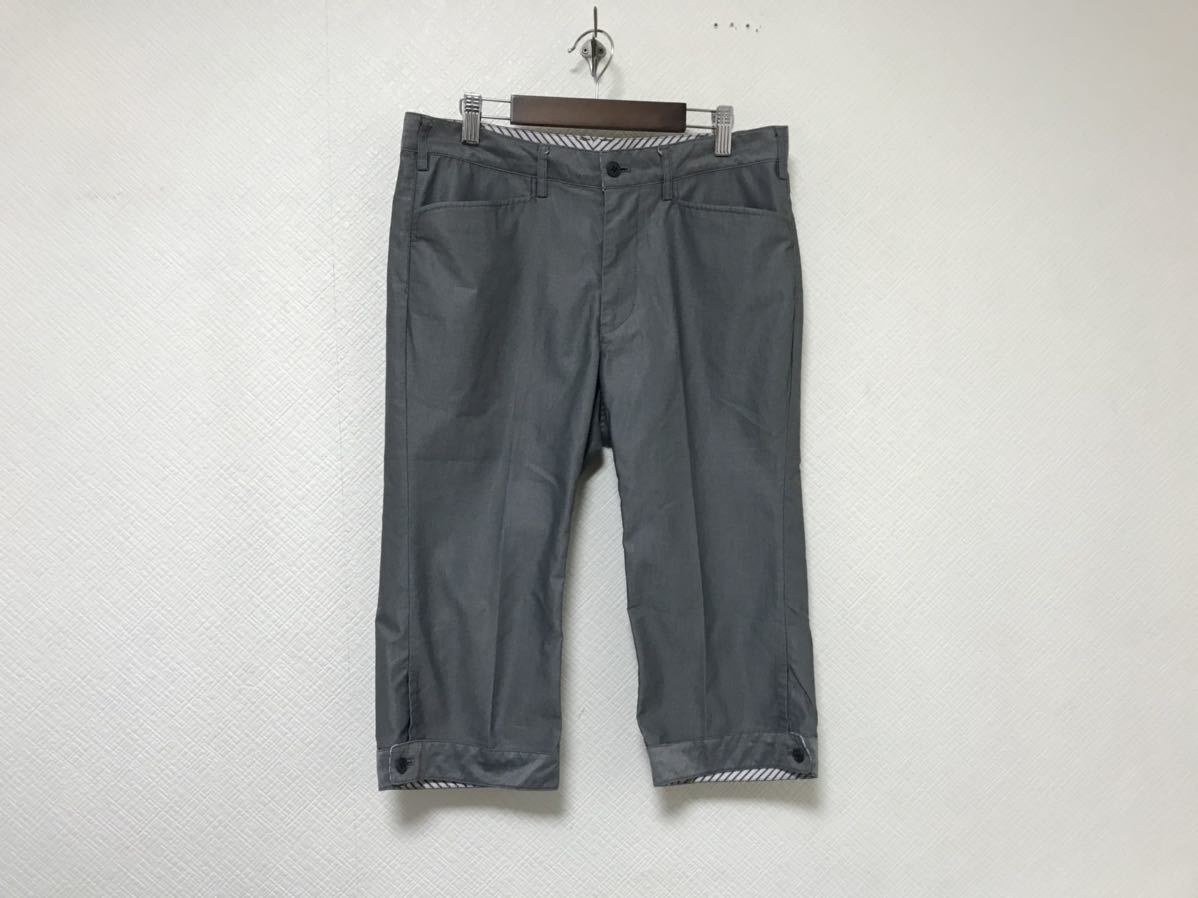 本物ボイコットBOYCOTTコットン5部丈ハーフショートチノスラックスパンツメンズビジネススーツミリタリーアメカジグレー2M拍卖