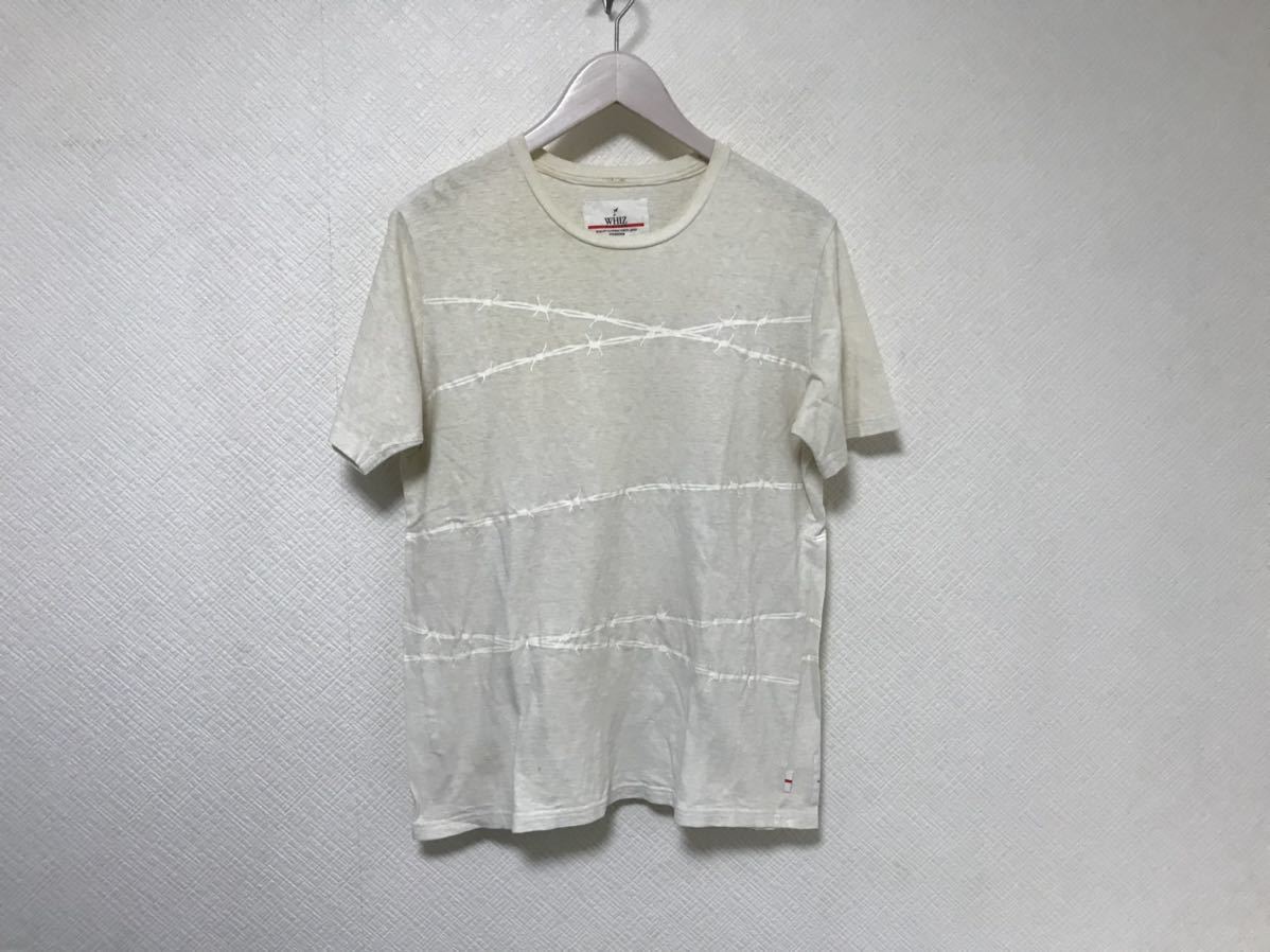 本物ウィズリミテッドWHIZ LIMITEDコットンプリント半袖Tシャツメンズミリタリーアメカジサーフ日本製Mイエロー拍卖