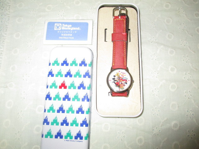 1990年代 ディズニーランド ミッキーマウス、ミニーマウス トゥーンタウン腕時計 未使用拍卖