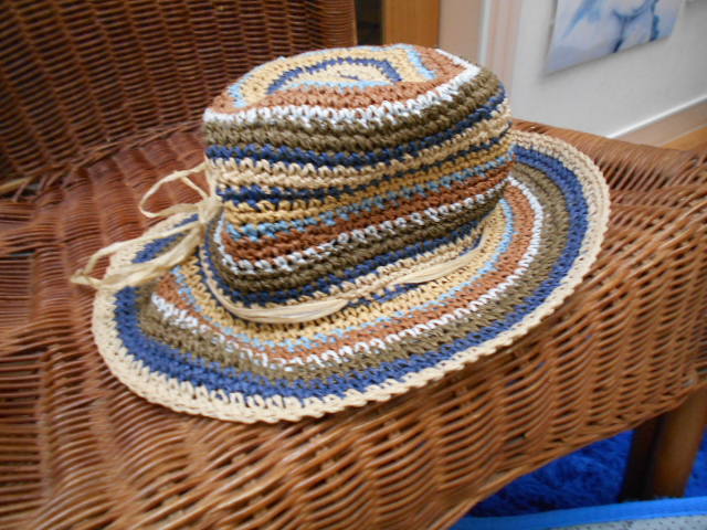 ★ノードストロムNordstrom アメリカ購入 【未使用】ペーパーハット  ミックスカラー拍卖