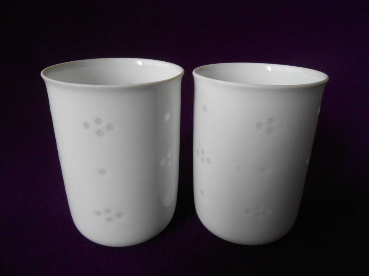 茶器! 白山陶器 ☆ほたる組湯呑☆ 未使用 湯呑 煎茶 日本茶 ほうじ茶 有田焼 拍卖