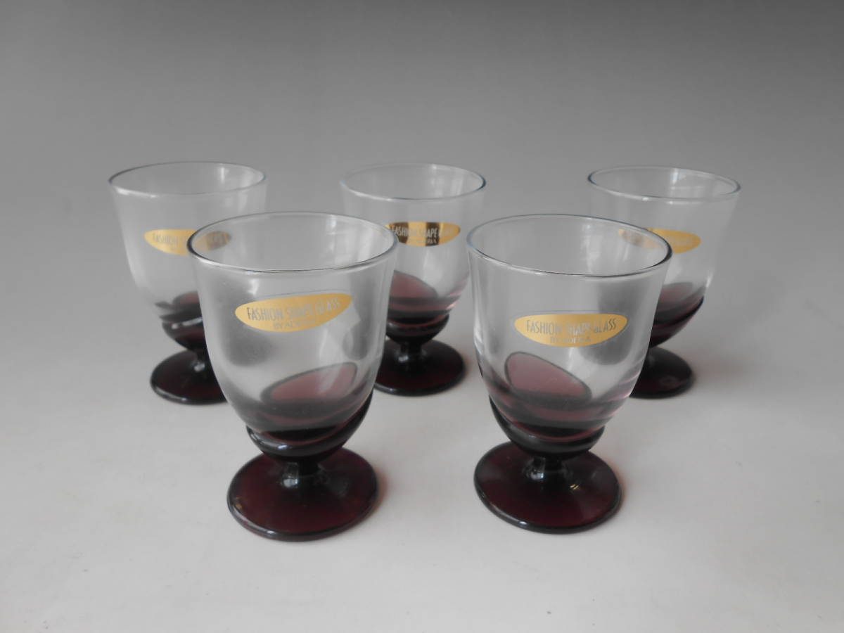 アデリア! ☆リーフ・グラスセット☆ 未使用 冷酒 ショット杯 ぐい呑 杯 盃 お猪口 酒盃 酒器 サカズキ ギフト 拍卖