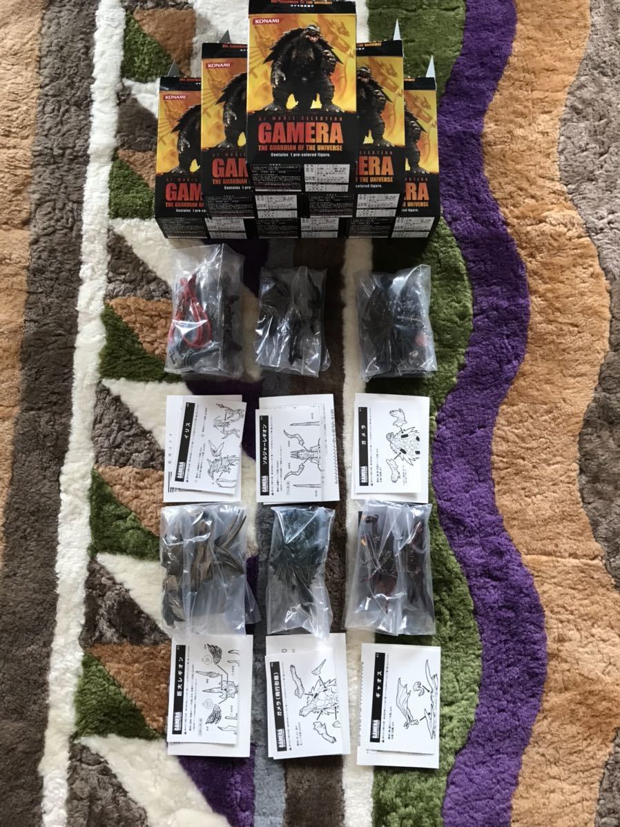 KONAMIコナミ SFムービーセレクションガメラ フルセット レギオン ギャオス イリス拍卖