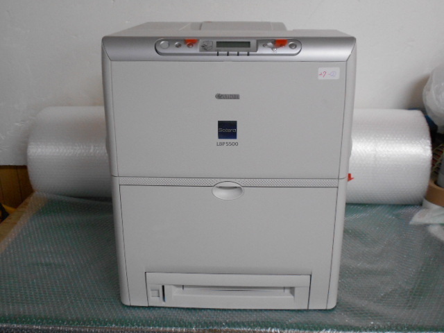 Canon LBP5500 A4カラーレーザープリンター 未使用品/未使用トナー4色付拍卖