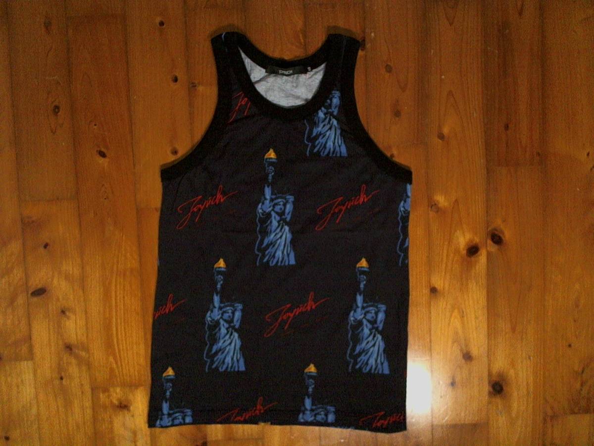 ★微難有★ジョイリッチ★ジョイリッチ★タンクトップ ノースリーブ XS 黒 自由の女神拍卖