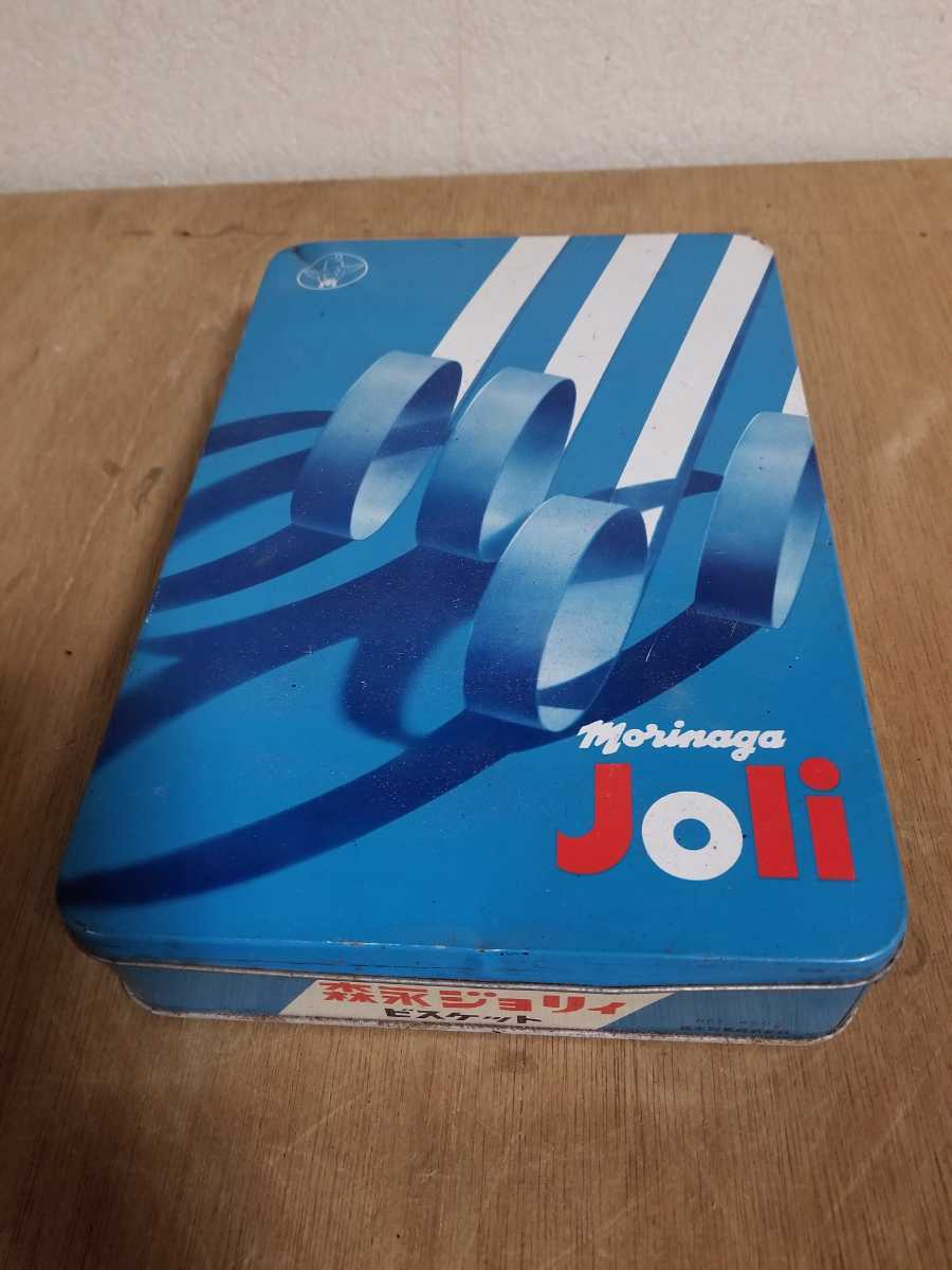 森永ジョリィ ビスケット 菓子缶 空き缶 昭和拍卖