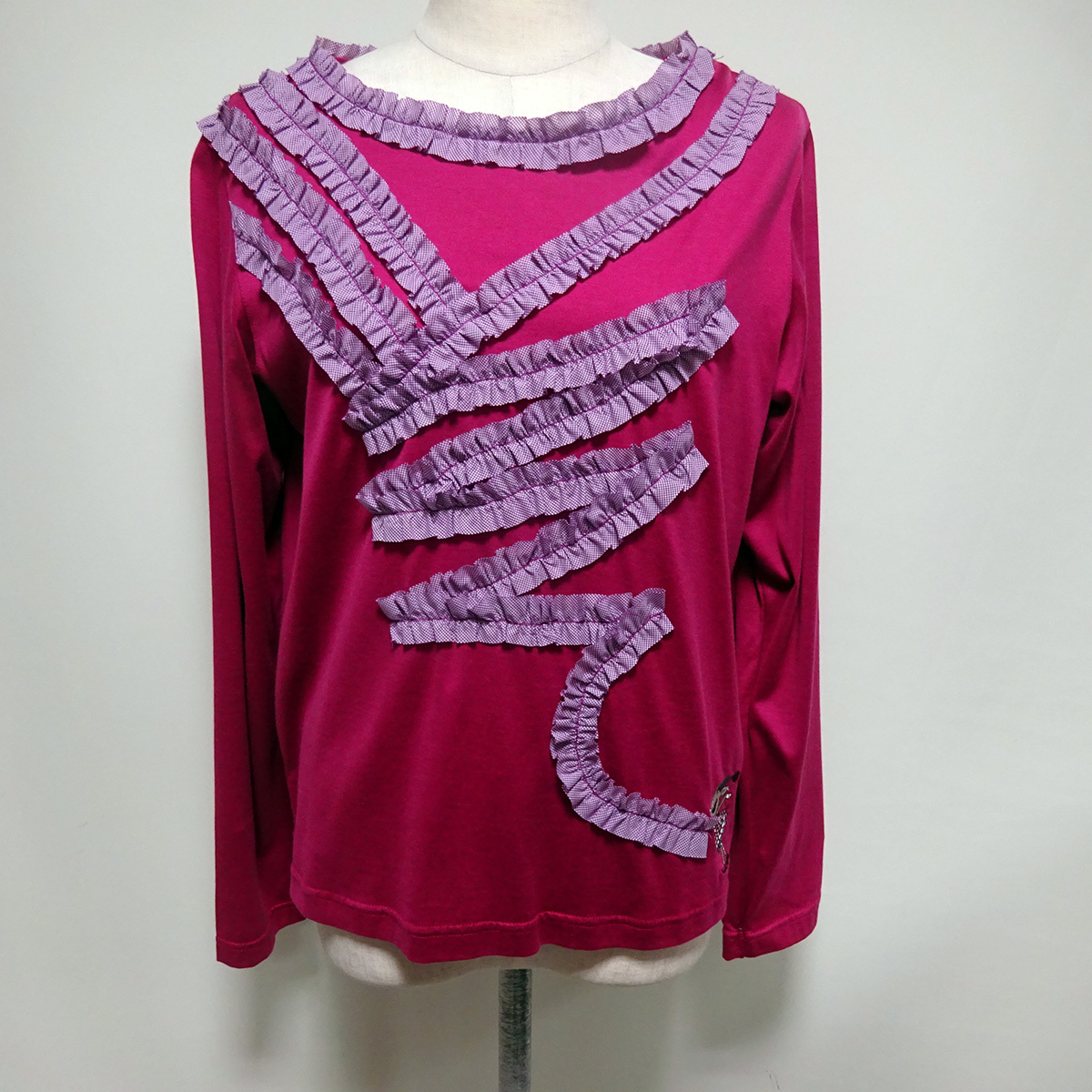 新品未使用 アルベロベロ オレボレブラ OLLEBOREBLA ALBEROBELLO ピンク カットソー 定価19000円拍卖