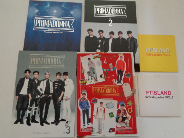 b49-60【1円~】FTISLAND ファンクラブ会報セット PRIMADONNA MAGAZINE vol.1-4・DVD MAGAZINE vol.5-6拍卖