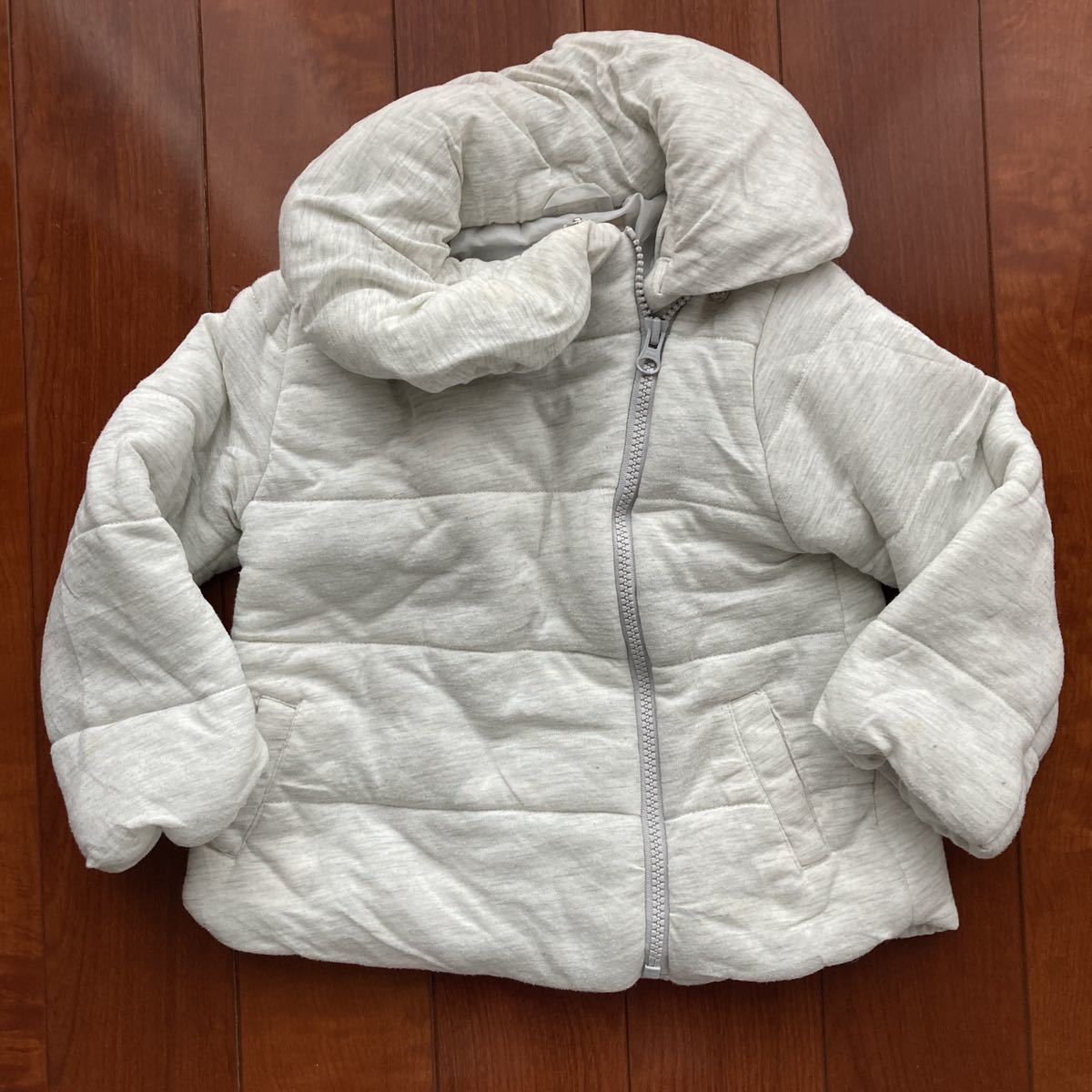 ライトオン購入・backNumber・中綿・コート・ジャンパー・グレー・100拍卖