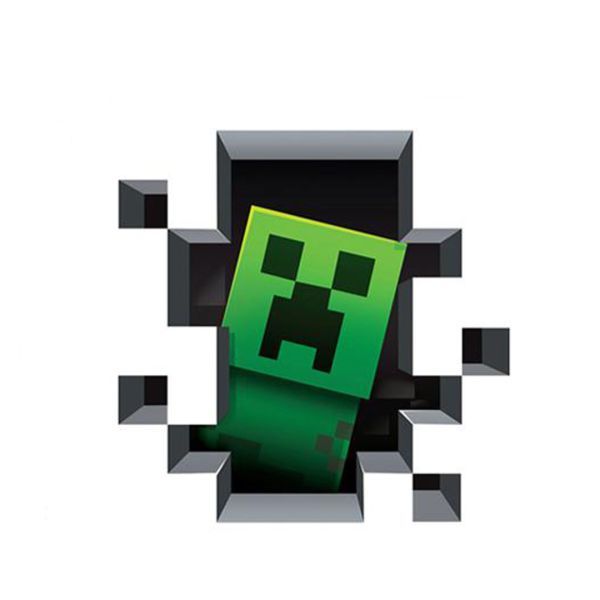 シール ウォールステッカー マインクラフト クリーパー ステッカー 壁紙 緑 インテリア グッズ拍卖