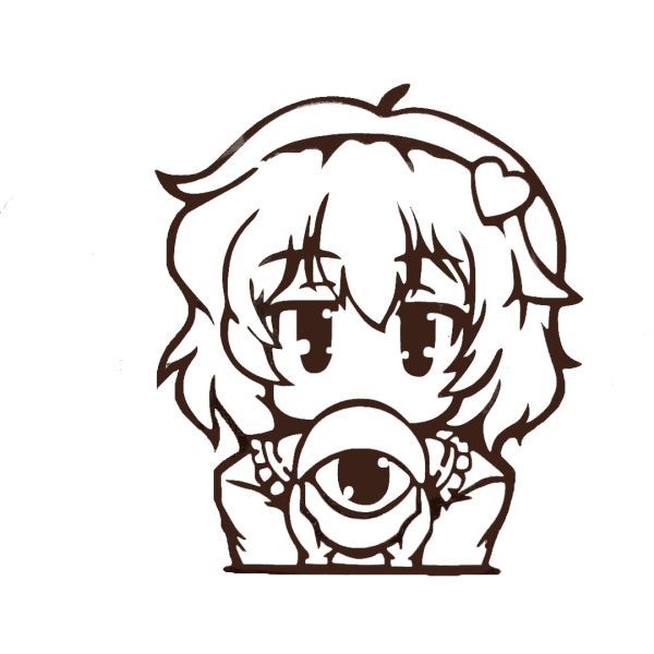 シール ウォールステッカー 艦これ 艦隊コレクション 赤 28*21cm 扶桑 巫女 壁 デカール バイク 楽器 パソコン拍卖