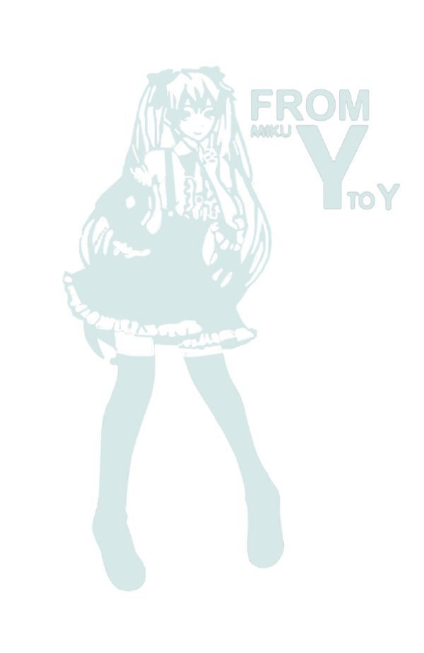 シール ボーカロイド 初音ミク ステッカー 白 20*45 パソコン Y全身 カーステッカー バイク拍卖