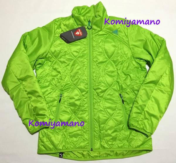 アディダス adidas プリマロフト ジャケット グリーン ネオン Lサイズ 新品 SYNTHETIC FILL シンセティック フィル -20 クライマプルーフ拍卖