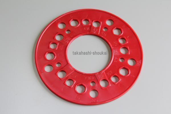 新品 5穴 PCD 計測用 108 114.3 120.65 127 139.7 スケール (4.25 4.5 4.75 5 5.5インチ PCD)アメ車・輸入車 ホイール PCD わからない拍卖