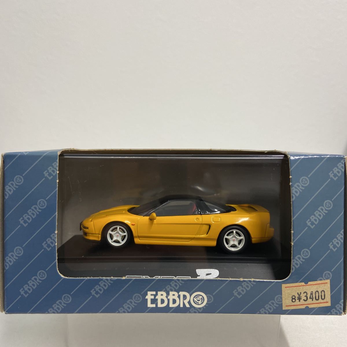 EBBRO 1/43 HONDA 承認 NSX TYPE R Indy yellow エブロ ホンダ NA1 タイプR TYPE-R イエロー 国産 旧車 名車 ミニカー モデルカー拍卖