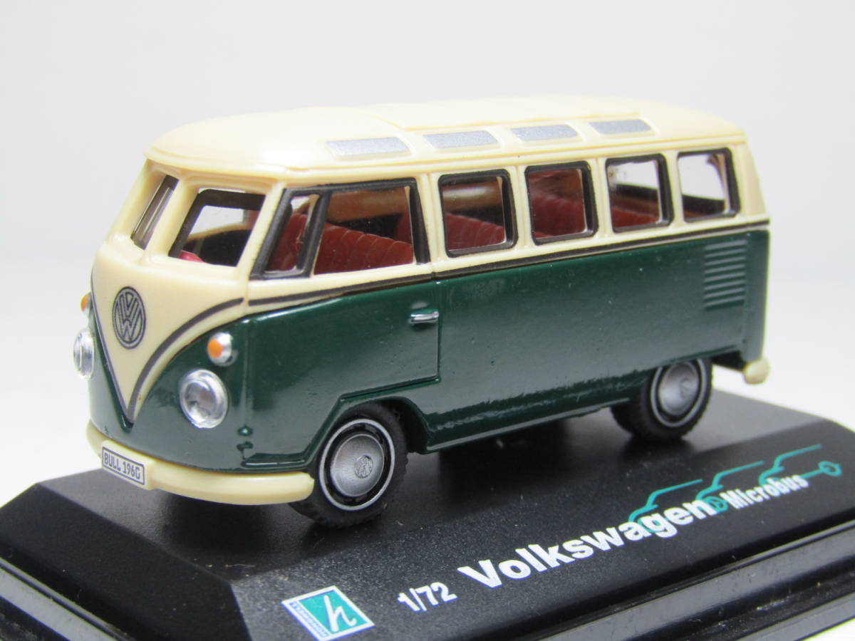 VW 1/72 フォルクス ワーゲン Volkswagen Microbus TypeⅡ マイクロバス スライドサンルーフ デリバン 1962 グリーン 未展示品拍卖
