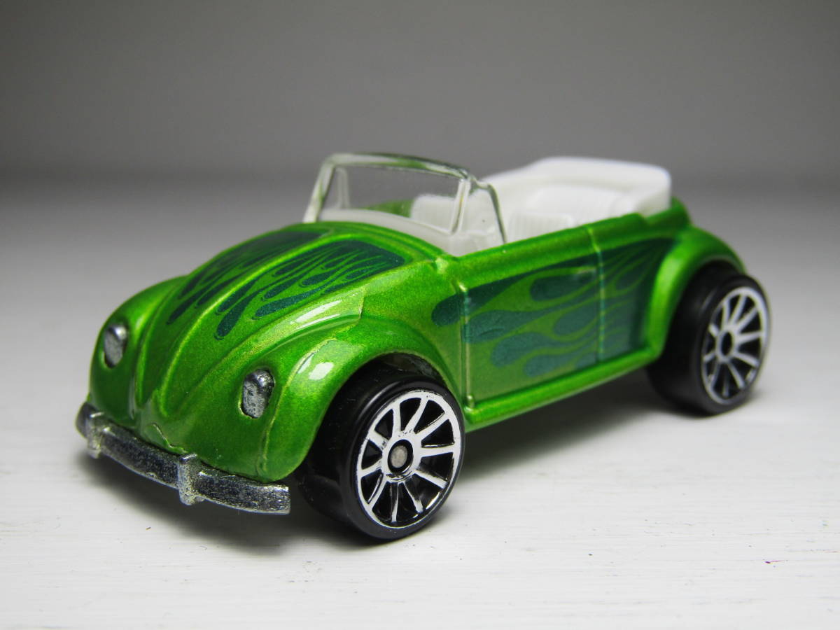 VOLKSWAGEN BEETLE 1/64位 ピンスト フレイムス VW オーバル FLAT4 フォルクスワーゲン ビートル ミステリーカー 開封 本体のみ美品拍卖