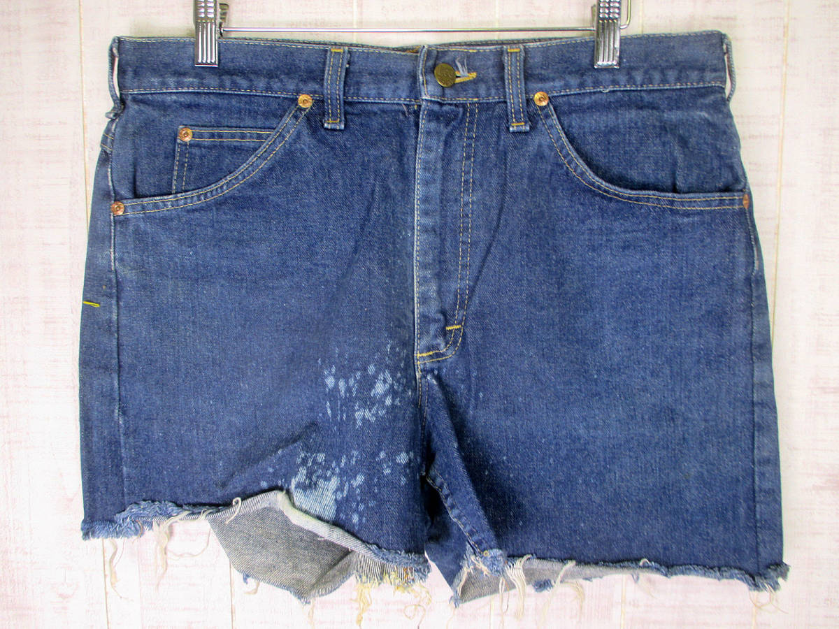 80's ヴィンテージ Lee リー カットオフ ジーンズ W32拍卖