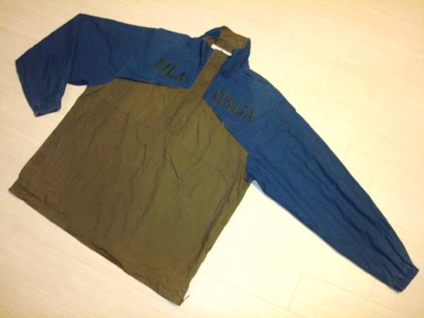 ● FILA フィラ イタリア メンズ 紺 ネイビー カーキ ジャケット ブルゾン コート ジャンパー Sサイズ Mサイズ ファスナー マジックテープ拍卖