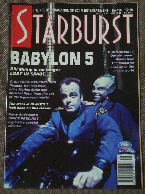 Starburst #196 - SF映画、テレビ専門誌拍卖