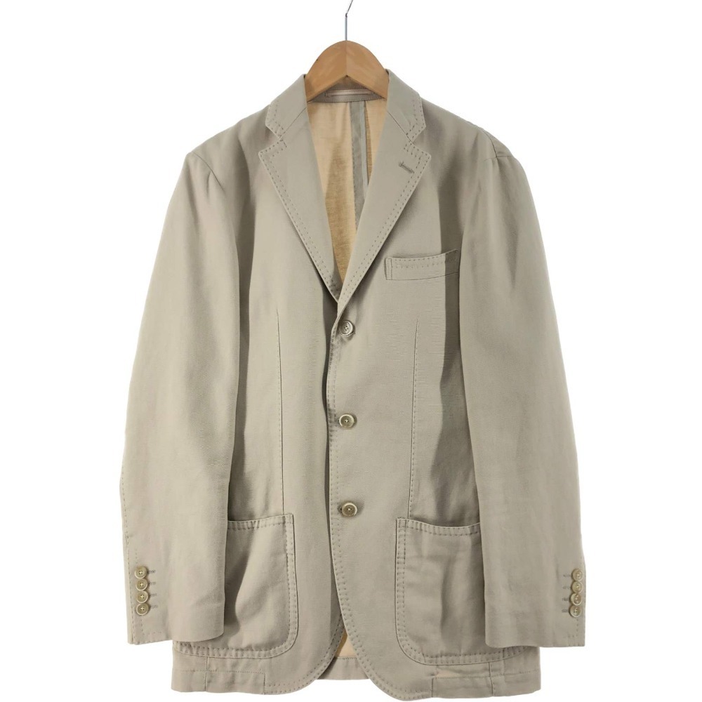 〇〇 Hilton ヒルトン メンズ ジャケット サイズL ベージュ やや傷や汚れあり拍卖