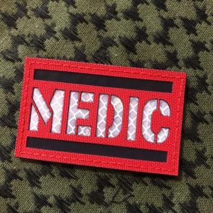 MEDIC 赤 刺繍 パッチ ワッペン ベルクロ サバゲー ワッペン ベルクロ サバゲー 拍卖
