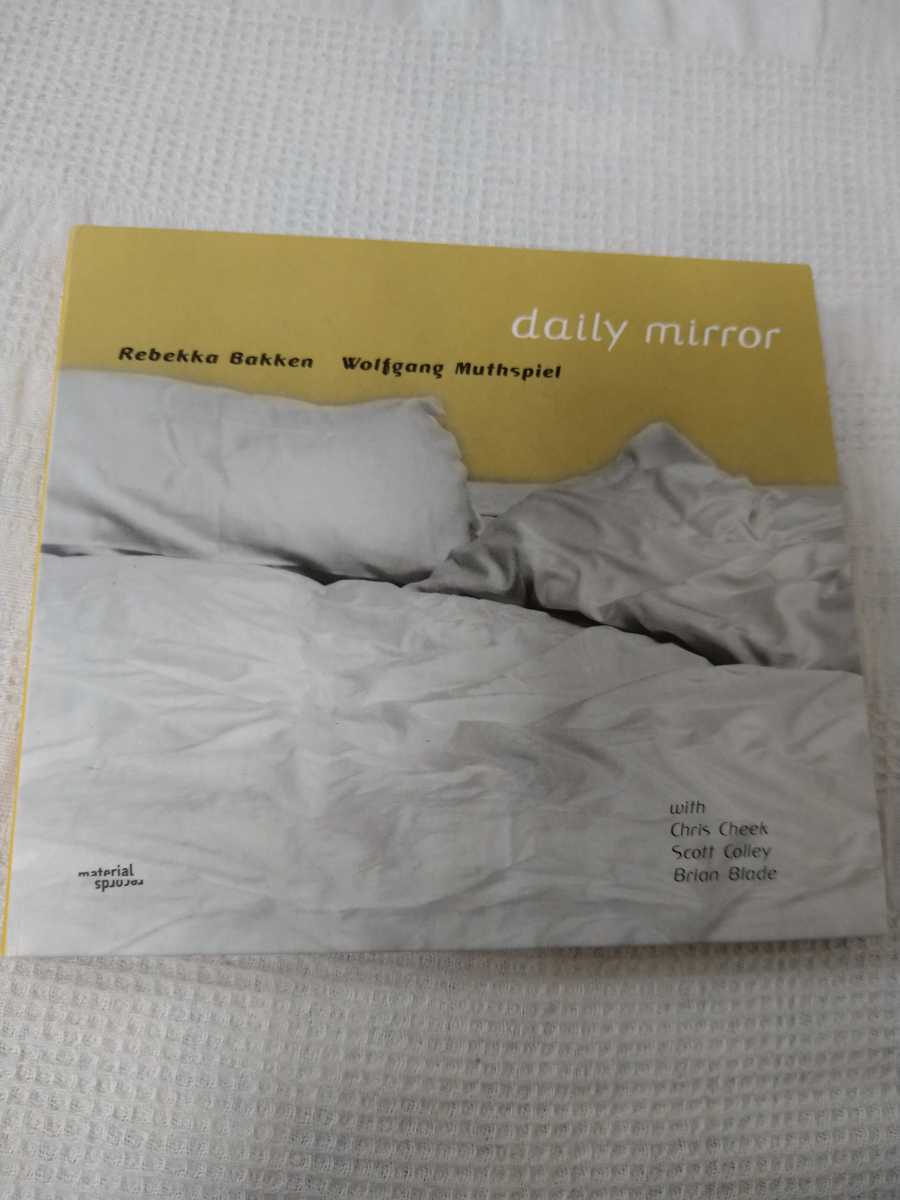 【廃盤・レア/現代ジャズ・女性ヴォーカル・デジパック仕様】☆rebekka bakken & wolfgang muthspiel - daily mirror☆3.75拍卖