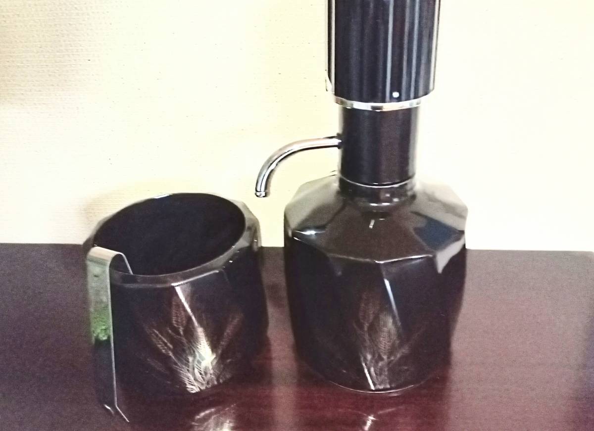 ■Vintage和風〈焼酎pitcher&Iceペール〉【陶器製】サーバ一①式《各箇所・動作良好》希少拍卖