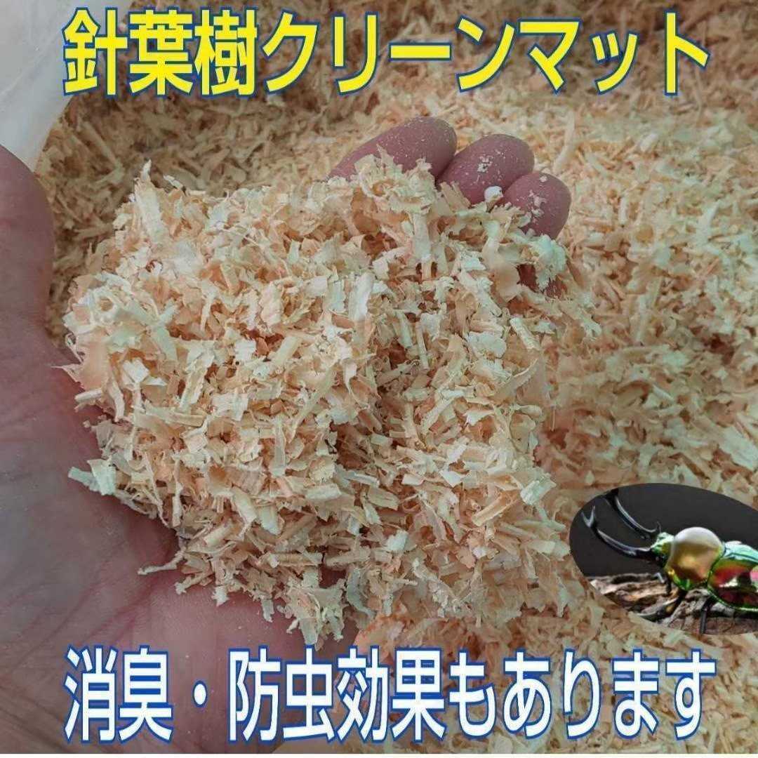 クワガタ、カブトムシの成虫管理はこれが一番!爽やかな香りの針葉樹マット☆ケース内が明るくなり生体が目立ちます!ダニ・コバエ湧かない拍卖
