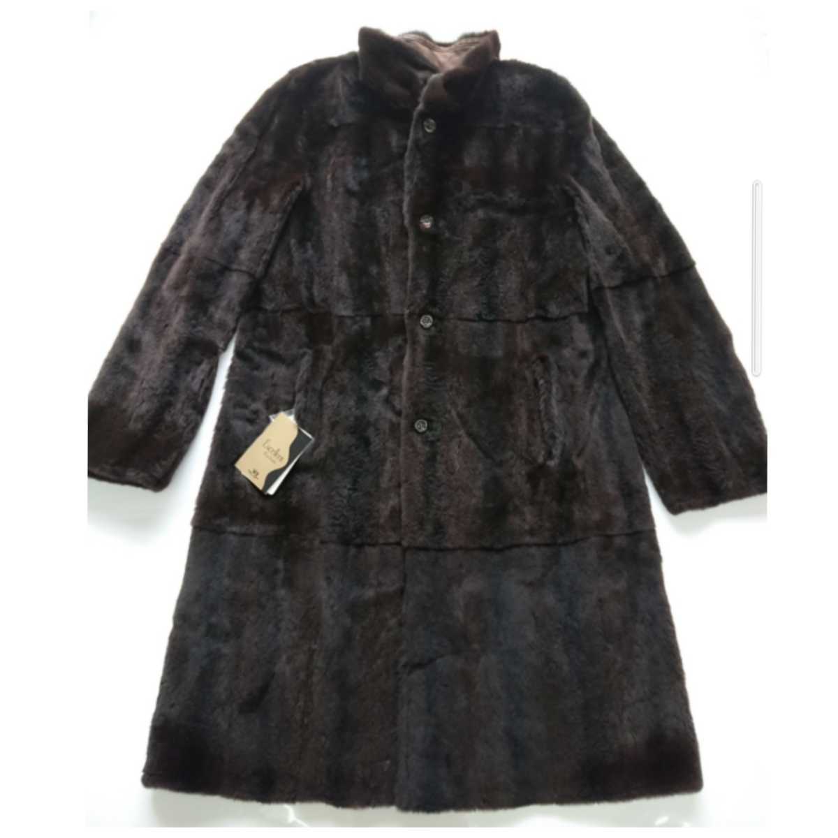 新品84万 WHITE BEAR SABLE ホワイトベアー ウィーゼルダブルフェイスロングコート リバーシブル拍卖