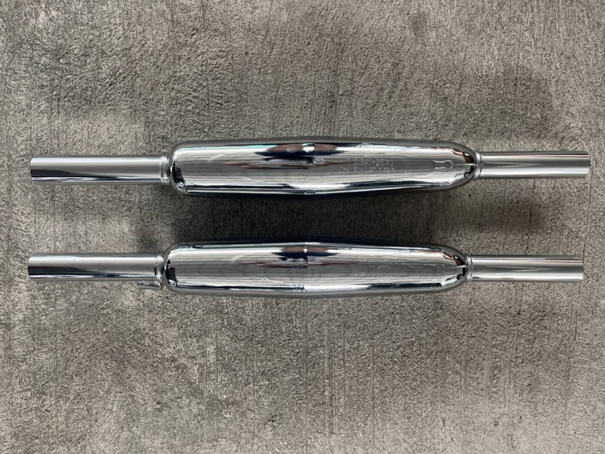 旧P HONDA C72/C77 キャプトンタイプ マフラー 左右Set Muffler/拍卖