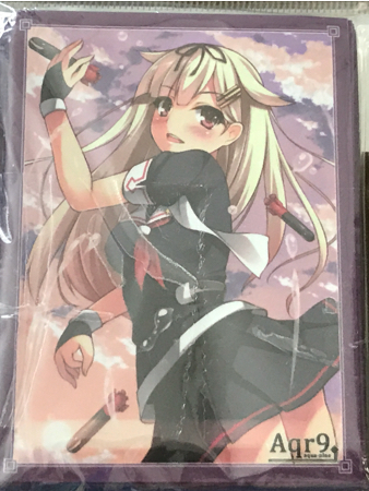 艦隊これくしょん 艦これ カードスリーブ 夕立 60枚入り 約92mm×約67mm Aqr9 アクアナイン 彩葉 コミケ C86 同人サークル拍卖