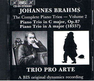 CD Trio Pro Arte / Brahms: Complete Piano Trios, Vol.2拍卖