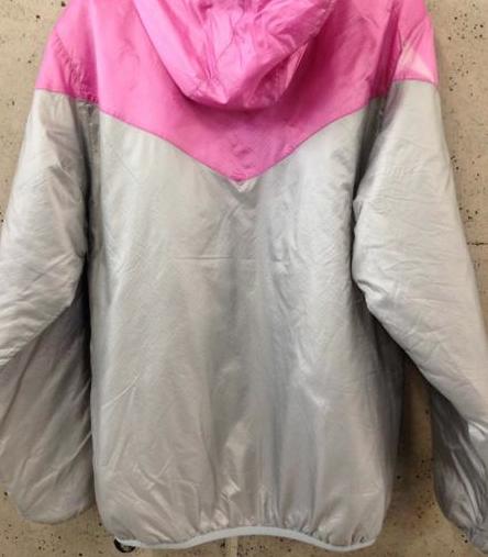 NIKE 中綿トレーニングジャケット XL ピンク×グレー拍卖