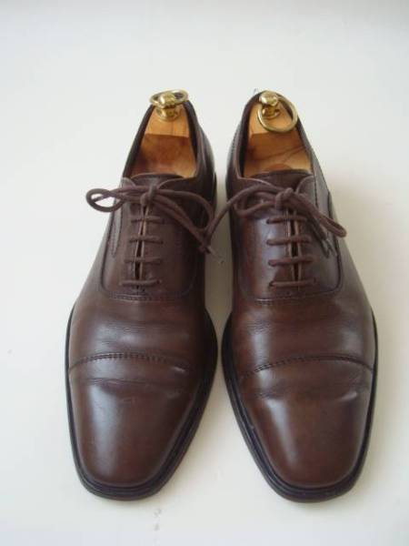 TOD`S イタリア製レザーシューズ size7 内羽根 ストレートチップ トッズ 革靴 ブーツ拍卖