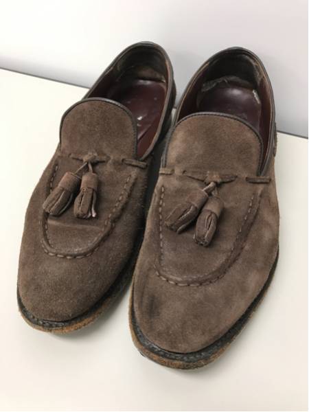 ★Handcrafted shoemaker タッセル ローファー こげ茶 7 シューズ拍卖