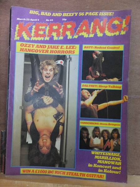 KERRANG No64 1980年代?拍卖