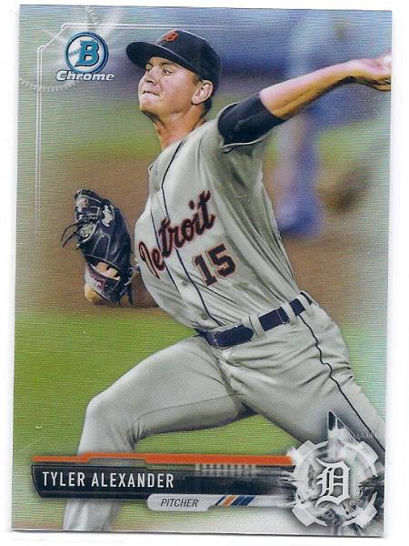2017 Bowman Chrome Tyler Alexander Refractor /499拍卖