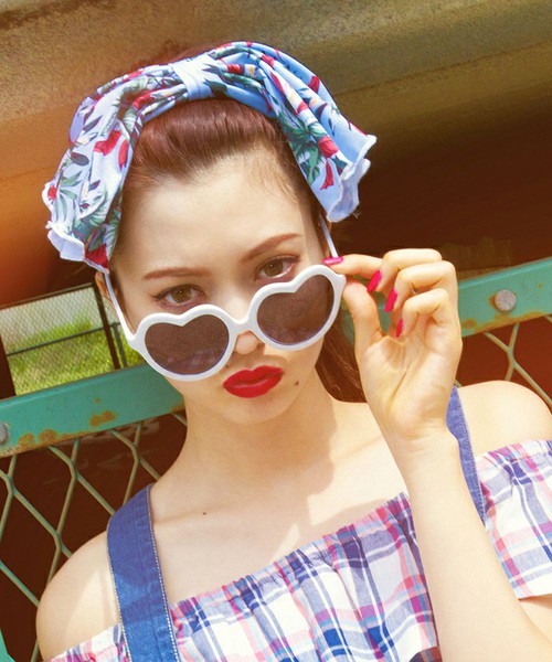 WEGO ヤシ柄 ボリューム ヘアバンド ターバン 姫系拍卖